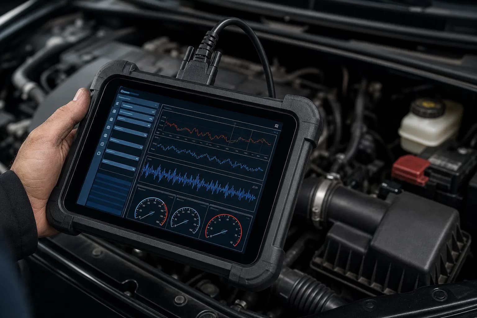 Vehicle Diagnostics at Binley Woods Service Centre, Coventry